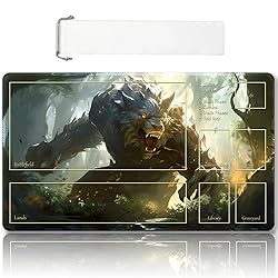 Premium Stitched MTG Playmat with Zones and