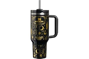 STANLEY Quencher H2.0 Flow State Tumbler, 40 oz, Black Magic |…