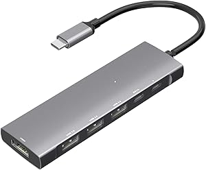 4K@60Hz USB C Adapter,ivoros Type-C Hub,DeX Station AV Dongle with 4K 60Hz HDMI,100W PD Charge,USB3.1/3.0 for MacBook/ipad Pro/Air 4,XPS,Pixelbook,Galaxy Note 20/S21/S20/Tab S7,Surface Pro 7/x/go/2