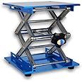 Lab Jack Stand Table Lift Laboratory Lift Table Aluminium Oxide Lab Stand Lifter Scientific Scissor Lifting Jack Platform (8"X8")