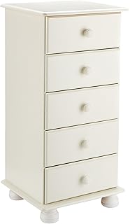 Steens Richmond Narrow Chest Of Drawers White Amazon Co Uk