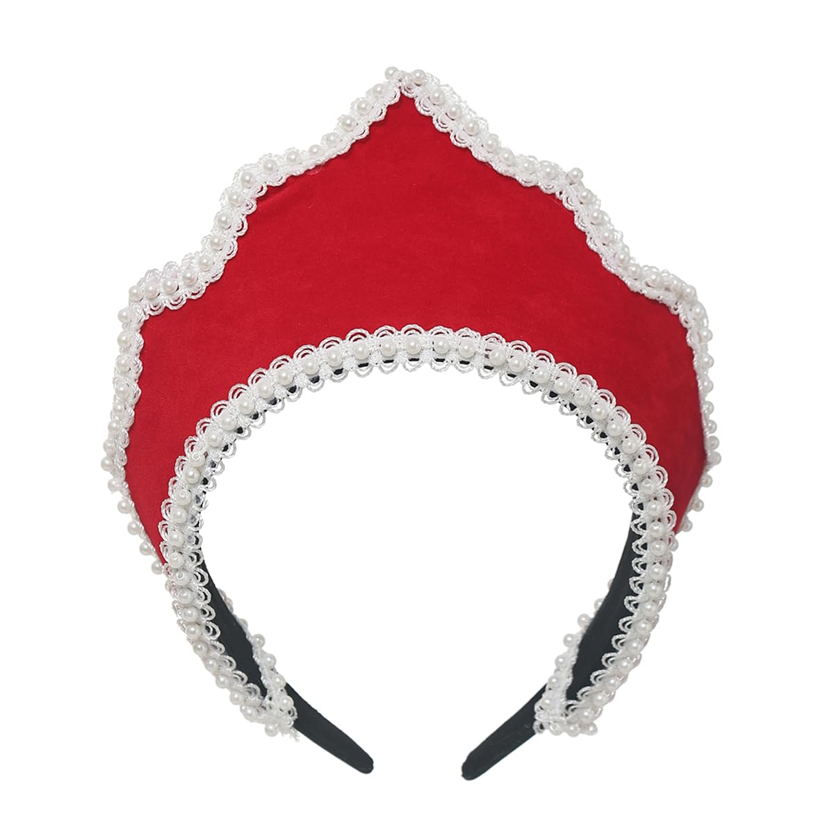 BPURB Anne Boleyn Hat for Women Tudor Elizabethan Headpiece Renaissance Queen Crown Headband — image 1