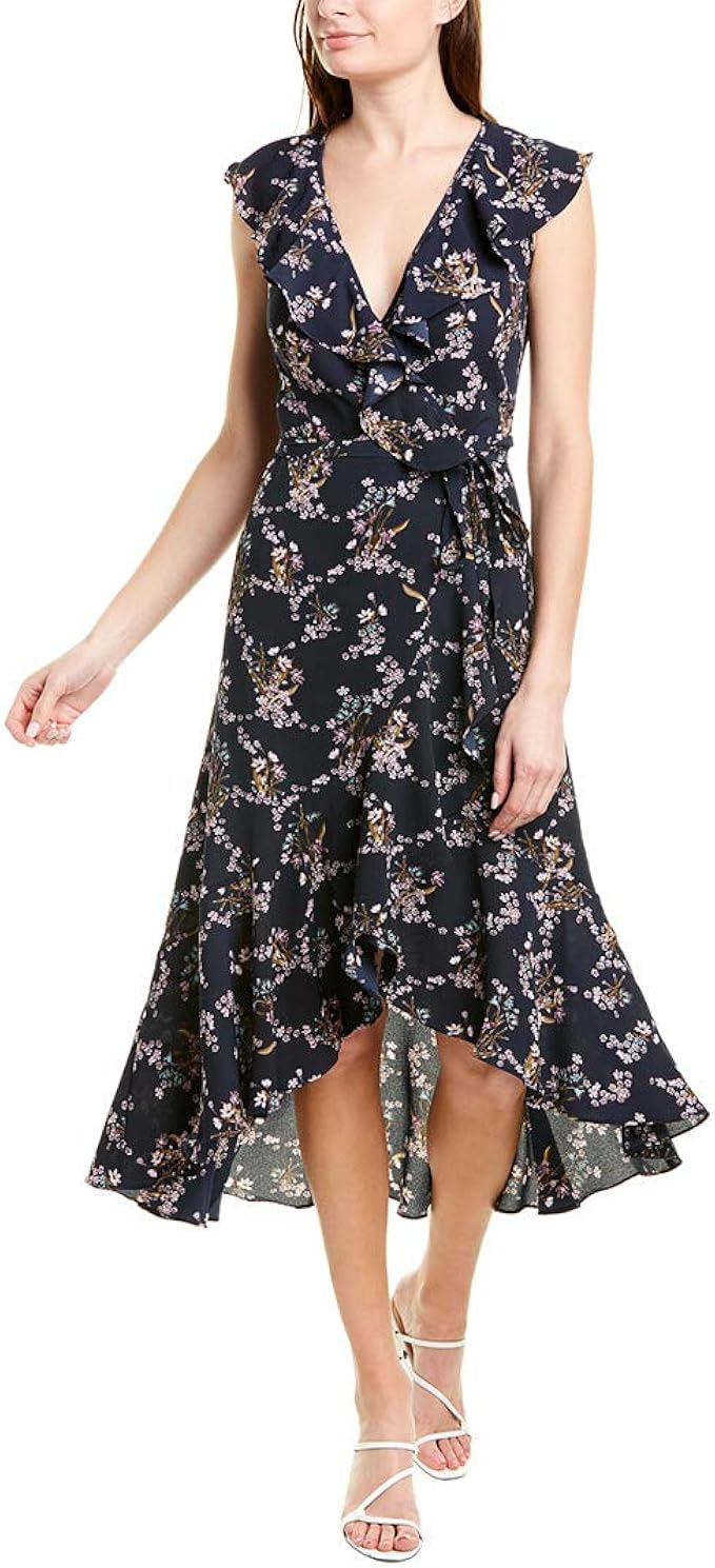 max studio wrap dress