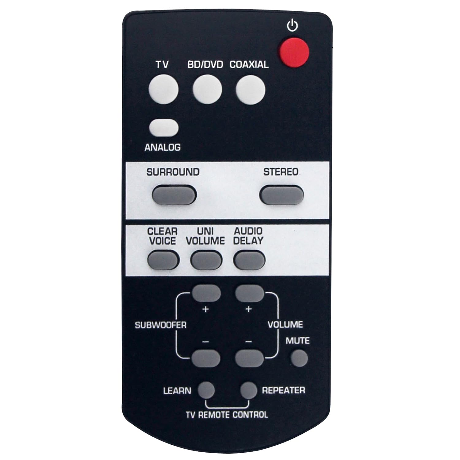 FSR68 ZJ78800 Remote Control Replacement for Yamaha Soundbar YAS-93 ATS930 YAS93 ATS-930