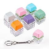 6 Pcs Keyboard Fidget Toy, Silent & Click Fidget