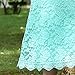 Lilytots Rustic Flower girls Lace Vintage Wedding Party Dress With 3/4 Sleeves