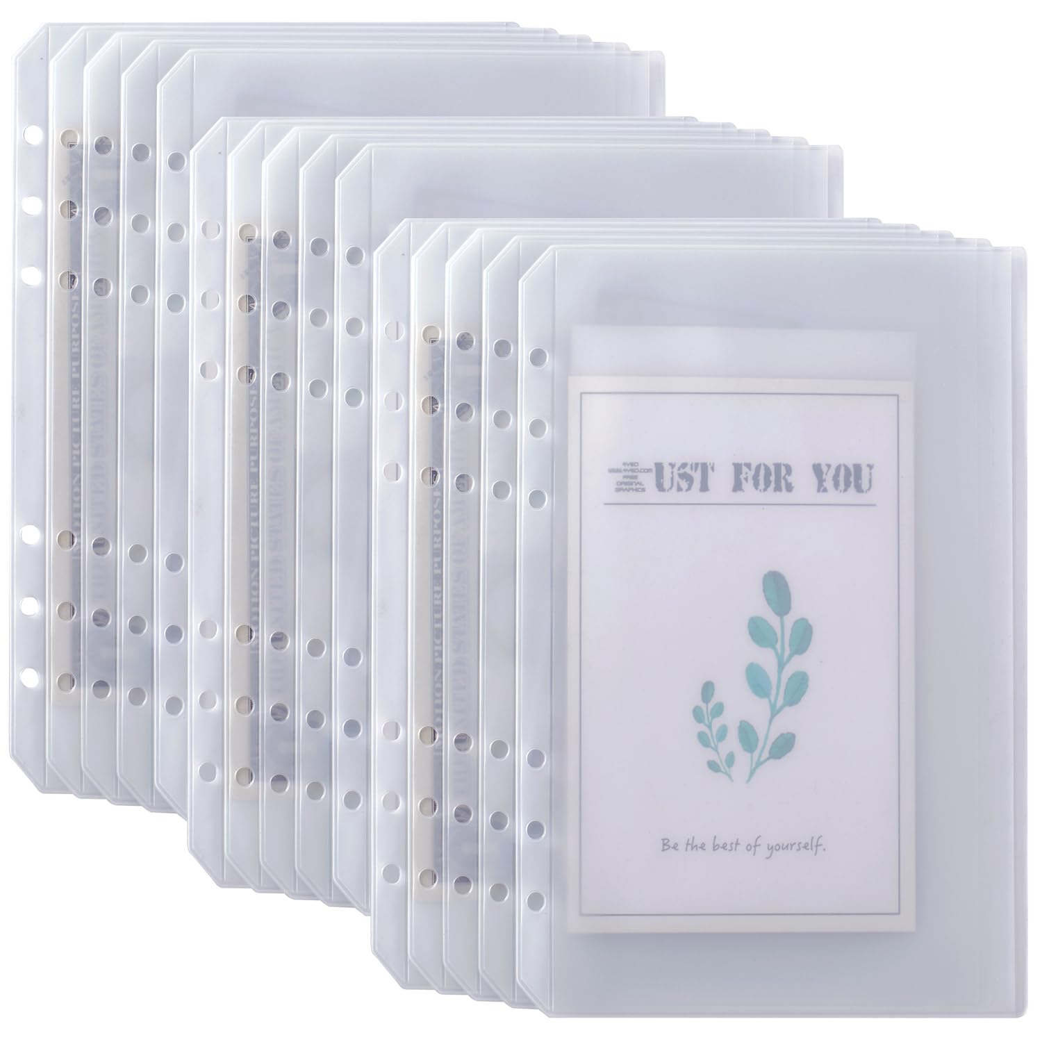 Photo 1 of UMSICHT 15pcs A5 Binder Pockets with No Zippers, Zipless Budget Envelopes for Cash System, A5 Binder Pouch for 6 Ring Binder, Money Folder Organizer for Cash.