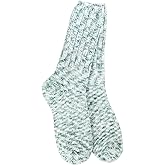 World's Softest Weekend Ragg Crew Socks, One Size Fits Most (Spruce)