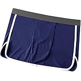 Evankin Men's Boxer Brief Underwear Hollowed Mesh Ice Silk Underpants Arlo Boxer Pants Loincloth Sleepwear Athletic Shorts