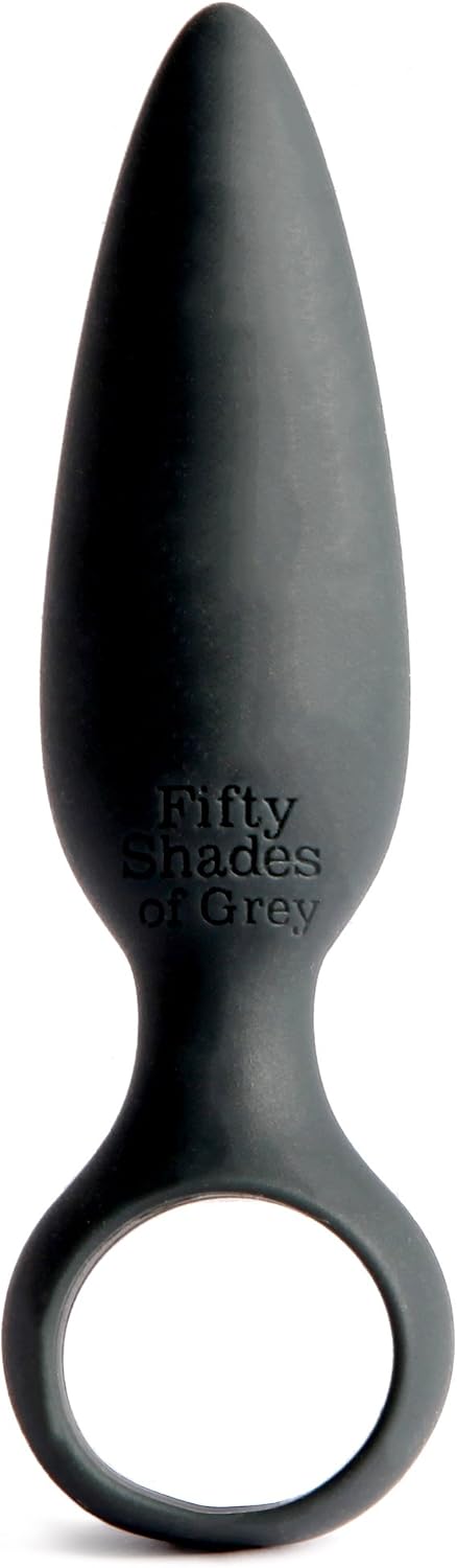 Fifty Shades of Grey Something Forbidden Silicone Anal Plug with Finger Loop Base