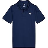 Puma Boys Performance Polo Shirt – Moisture-Wicking, Short Sleeve Golf & Activewear Shirt