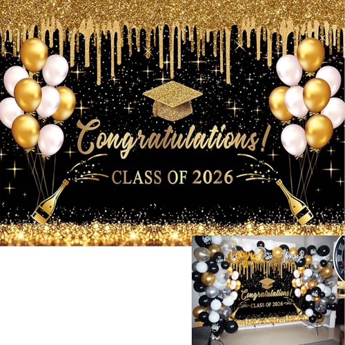 BINQOO Graduation Party Backdrop