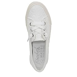Blowfish Malibu Womens Moon Sneaker White Lace 8.5 M