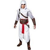 Rubies Men's Assassin's Creed Altair Deluxe Costume Jumpsuit with Cloak