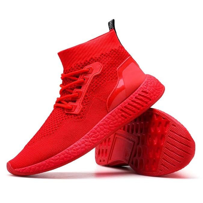 Hohe Hilfe Laufschuhe Herren,ABSOAR Männer Weben Sportschuhe Socken Schuhe Weiche Sohle Turnschuhe 2018 Sommer Sneaker Mode R