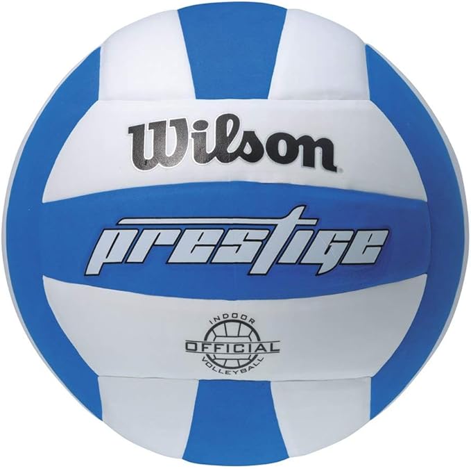 Wilson Prestige Balón, Adultos Unisex, Blanco/Azul, Talla Única ...