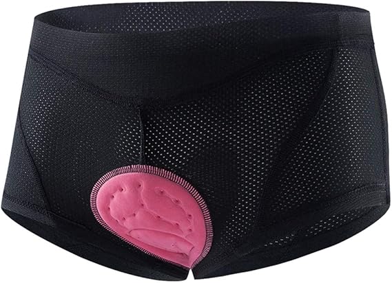 WOSAWE Damen Fahrradhose Mit 4D Polster - Atmungsaktiv & Hohe Taille Für Radtouren