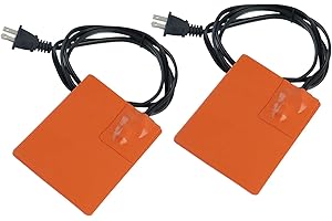 Engine Heater Pad Silicone Heater Pad Car Heater Pad Oil Pan Heater Pad Engine Block Heater Pad with 90℃ Protector 150W 120V 