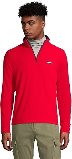 lands end mens fleece pullover