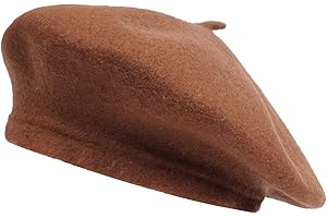 Clape French Wool Beret Hat for Women Men Fall Winter Hats Solid Color Beret Cap Warm Artist Painter Hat