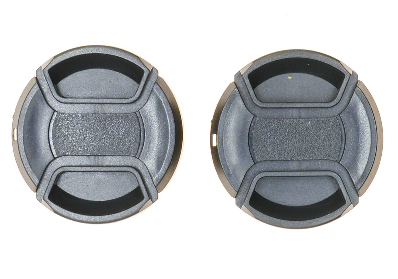 PROtastic® 49mm Lens Caps (Pack Of 2) - Spring Loaded Pinch Cap Wont Fall Off. Fits Nikon, Canon, Pentax etc. LC-49 E-49