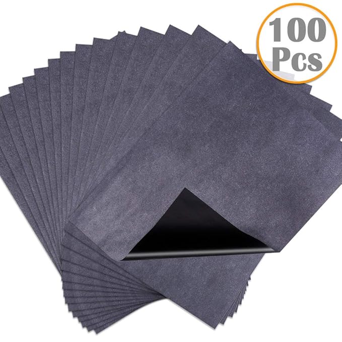 Carbon Paper, Anezus 100 Sheets Graphite Paper Carbon Paper Graphite