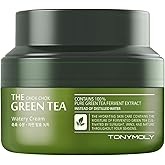 TONYMOLY The Chok Chok Green Tea Watery Moisturizer Cream, Intense Skin Hydration with Green Tea Extract and Antioxidants