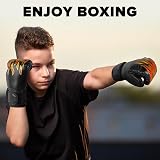 flintronic Kids Boxing Gloves 6oz Cartoon Sparring Gloves for 3-10 view 6