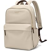 GOLF QUALITY Laptop Backpack for Women Fit 14 Inch Stylish Daypack Notebook Travel Work Commuter Casual Daypack Backpack Purse for Women Travel Business (Apricot)