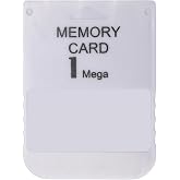1MB Memory Card for PS1, Game Memory Card Stick Compatible with PSBOne PS1 Game Systems, Portable &amp; Lightweight