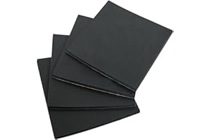 ZSUCUN 4 Pieces Adhesive Foam Padding 1/4 in Thick X 4 in X 4 in, Anti Vibration Pads, Closed Cell Foam Pads for Anti-Slip, Shock Absorption