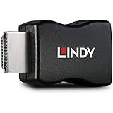 Lindy 32104 HDMI 10.2G EDID Emulator, 3840x2160@30Hz support, HDCP Pass-Through, Overcomes EDID Related Problems, Use with PCs and AV Equipment, Black