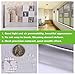 Charcoal Fiberglass Window Screen 48X99inch Adjustable Inflaming Retarding DIY Mosquito Screen Mesh with Spline Rolling Tool Anti Fly Bug Insect for Windows and Doors
