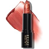 LAURA GELLER NEW YORK Italian Marble Sheer Lipstick - Peach Bellini - Hydrating & Lightweight - Vitamin E & Caster Seed Oil - Cream Finish
