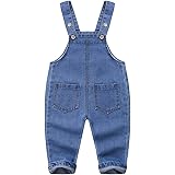 DUTTO キッズ 女の子 男の子 サロペット 子ども用 子供服 デニム パンツ オーバーオール ジーンズ ロンパース 子供 ロングパンツ サスペンダー 男女兼用 サスペンダー 100％ 綿製品