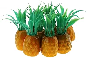 Woration 20pcs Fake Artificial Mini Pineapple Realistic Fruits Summer Decorations Indoor Home House Kitchen Party Supermarkets Festival Display Photography Props