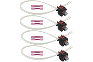 Micarun 4 Pcs 2 Wires Equipment Fuel Injector Repair Wiring Harness Pigtail Plug Fit for 2017-2024 Chevy/GMC 6.6L Duramax L5P Replaced OE# 19368140 / PT3739