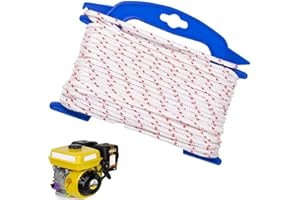 Starter Pull Cord Rope,Armastuse Recoil Starter Rope 20 Meter Diameter 5.0mm, Engine Starter Rope, Generator, Lawn Mower, Tri