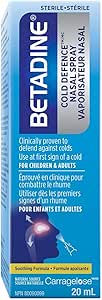BETADINE Cold Defence NASPAL Spray 20ML (Canadian Packaging)