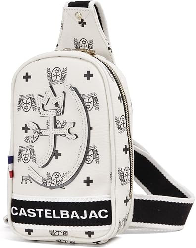 Amazon ボディバッグ メンズ 人気 軽量 カステルバジャック No 813 ホワイト White Castelbajac カステルバジャック ボディバッグ ワンショルダー
