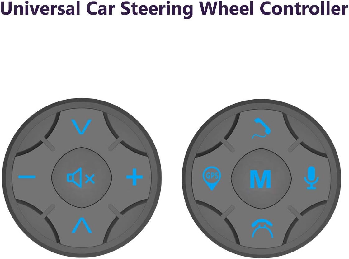 QM STAR- Car Steering Wheel Buttons Controller Wireless Remote Control For Universal Car Stereo DVD GPS Navigation QS-SWC003