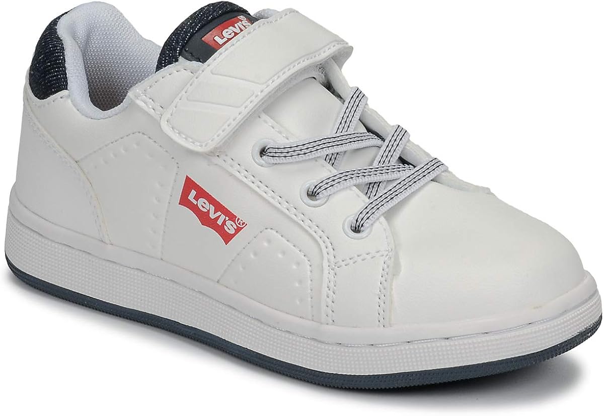 white levi trainers