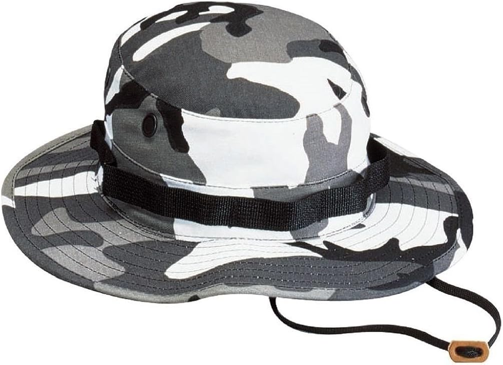city camo bucket hat