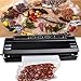 PowerDoF TVS-2140S Vacuum Sealer for Food Vacuum Packing and Keep Food Fresh and Longer (Black)