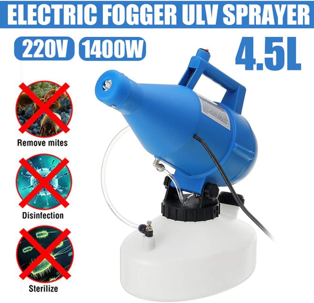 QXT 4.5L Electric Intelligent ULV Sprayer Fogger Atomizer Sprayer ULV Cold Fogger Disinfection for Indoor And Outdoor 220/110V