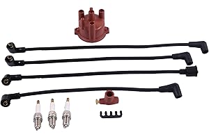 SUKATC 12581-68650 12581-68670 Rotor Distributor Cap Wires Compatible with Kubota WG750 WG600 DF750 Engines in Automotive Replacement Distributor Cap & Rotor Kits