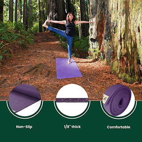 JadeYoga Travel Yoga Mat Women & Men's Portable & Lightweight Travel
