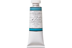 M. GRAHAM & CO. M. Graham 1/2-Ounce Tube Watercolor Paint, Cobalt Teal