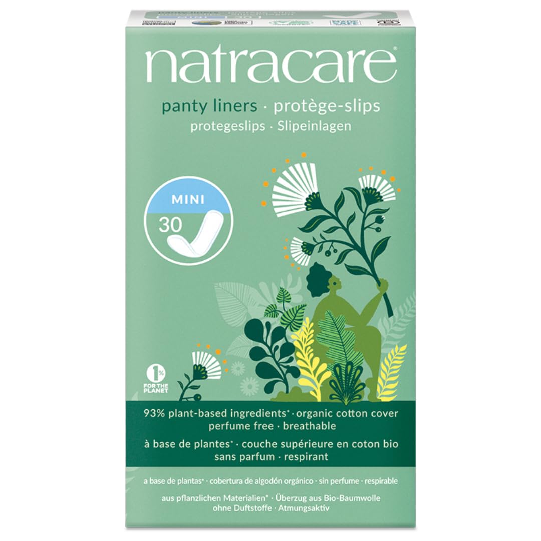 (6 Pack) - Natracare - Mini Pantyliners | 30pieces | 6 Pack Bundle