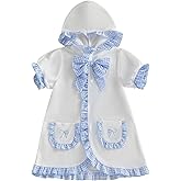 woshilaocai Toddler Baby Swim Cover Up Boy Girl Terry Cloth Hooded Zip-up Cover Ups for Swimwear Summer Beach